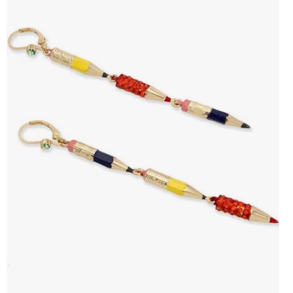 Back to School BJ Pencil Mismatched Earrings 2024